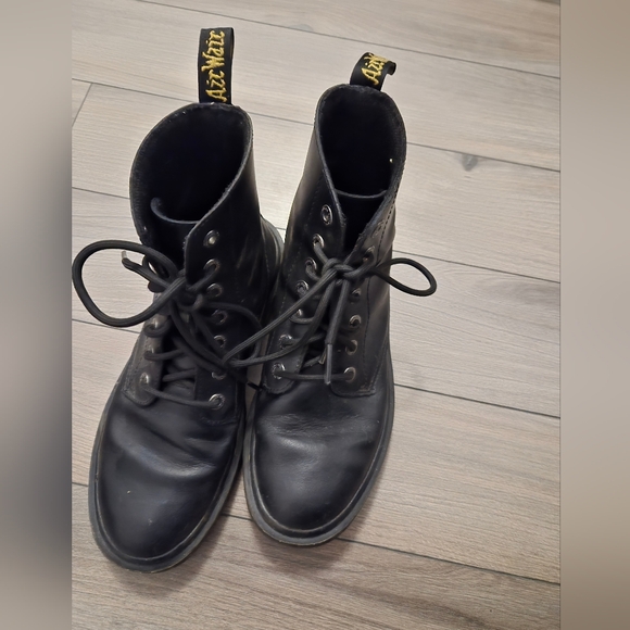 Dr. Martens Shoes - Dr. Martens Black Combat Boots